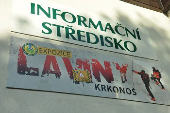 Informan stedisko, expozice laviny v Krkonoch