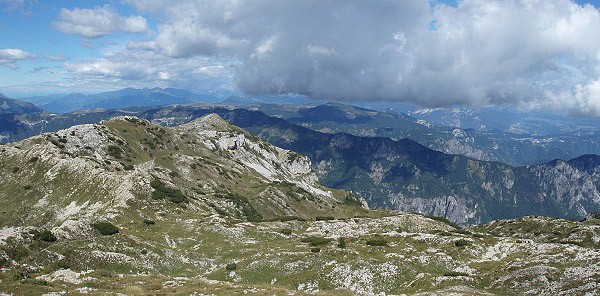 Vhled nad Seletta del Groviglio (2 077 m)