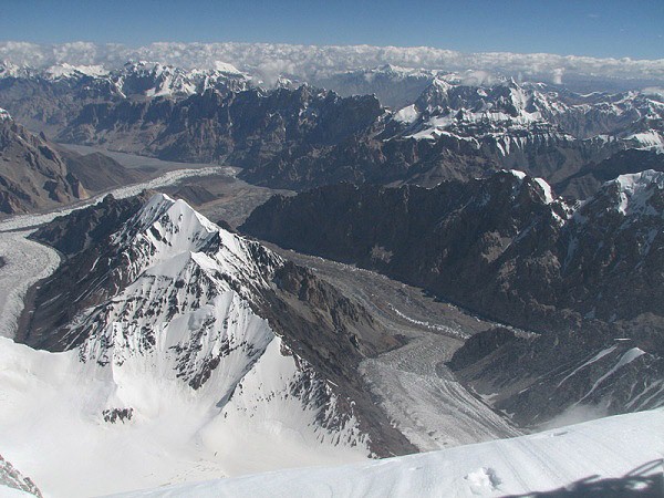 Pohled z vrcholu Gasherbrumu