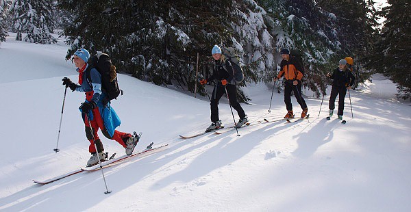 Skialpinistick vlek