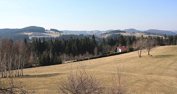 Pohled k jihozpadu na Vsetnsk vrchy