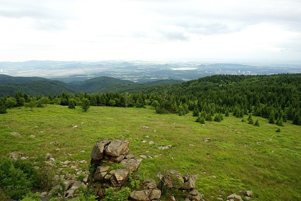 esk stedoho a Mosteck pnev z Loun (956 m)