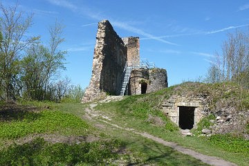 Zcenina hradu Kraskov (vamberk)