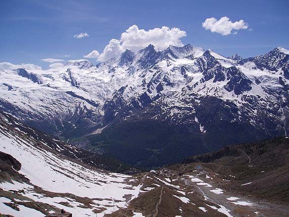 Panorama Walliskch Alp