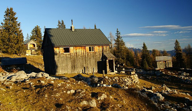 Loveck samoty Handleralm (1650 m)