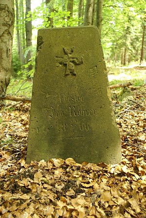 Pomnk Josefa Rohrera, zastelenho roku 1866 paerky nedaleko ihadla