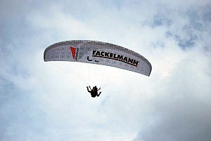 Paragliding, krablek