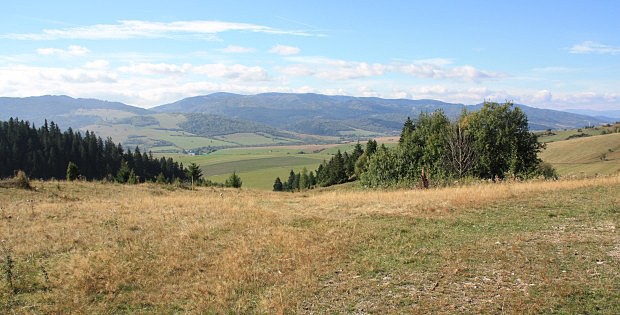 Slovensk rudohorie z cesty na Velkou Vpenici