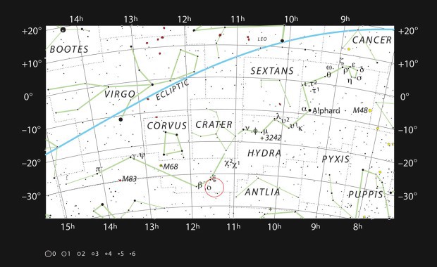 Poloha planetrn mlhoviny 378-1