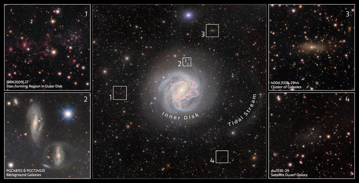 Spirln galaxie M83