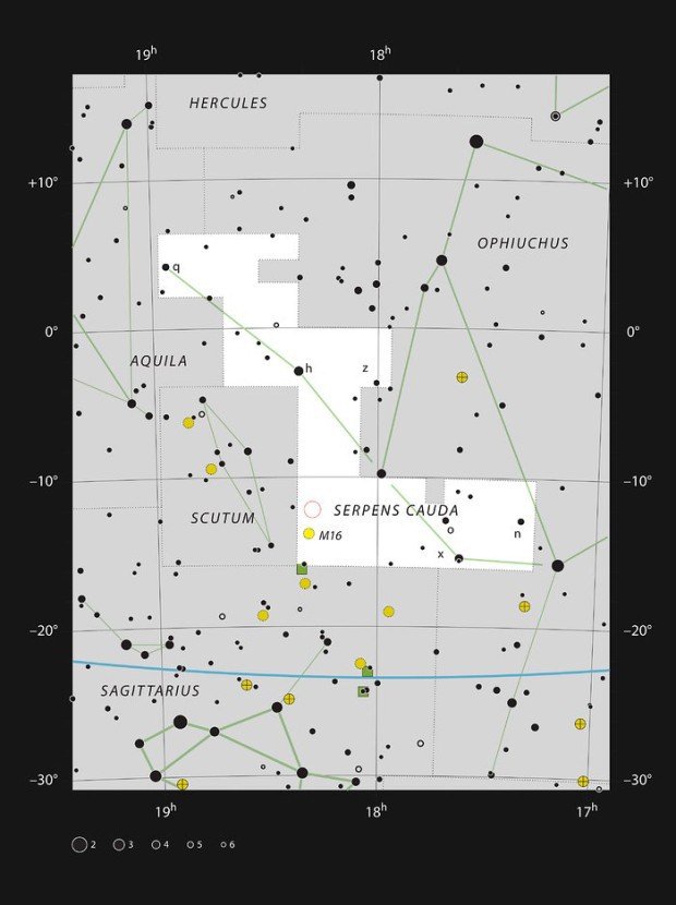 Hvzdokupa NGC 6604 v souhvzd Hada