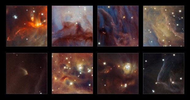 Highlights from a new infrared image of the Orion Nebula