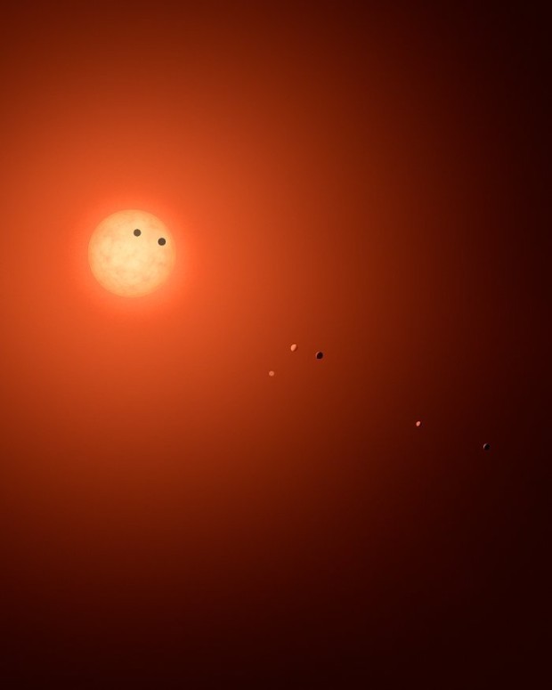 Sedm planet, kter obhaj chladnou trpasli hvzdu TRAPPIST-1