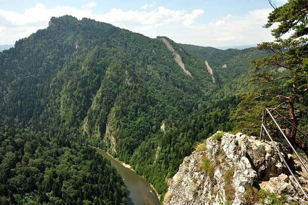 Vhled se Sokolice na Dunajec