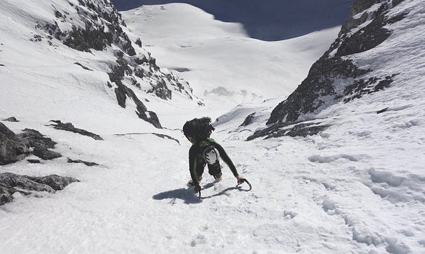 Ortler, vstup s padkom