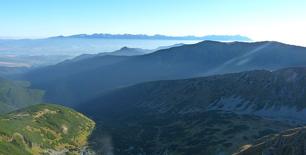 Vhled z hory Chabenec k Tatrm